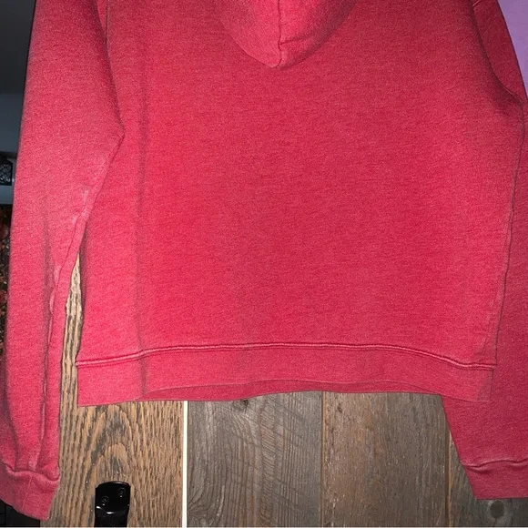 Women’s Junior M VICTORIA SECRET PINK GAP Vintage Pullover Hoodies Red Lavender - Picture 7 of 15
